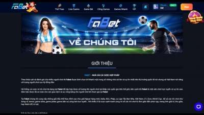 Fabet - Thế giới game cá cược trực tuyến hot nhất hành tinh
